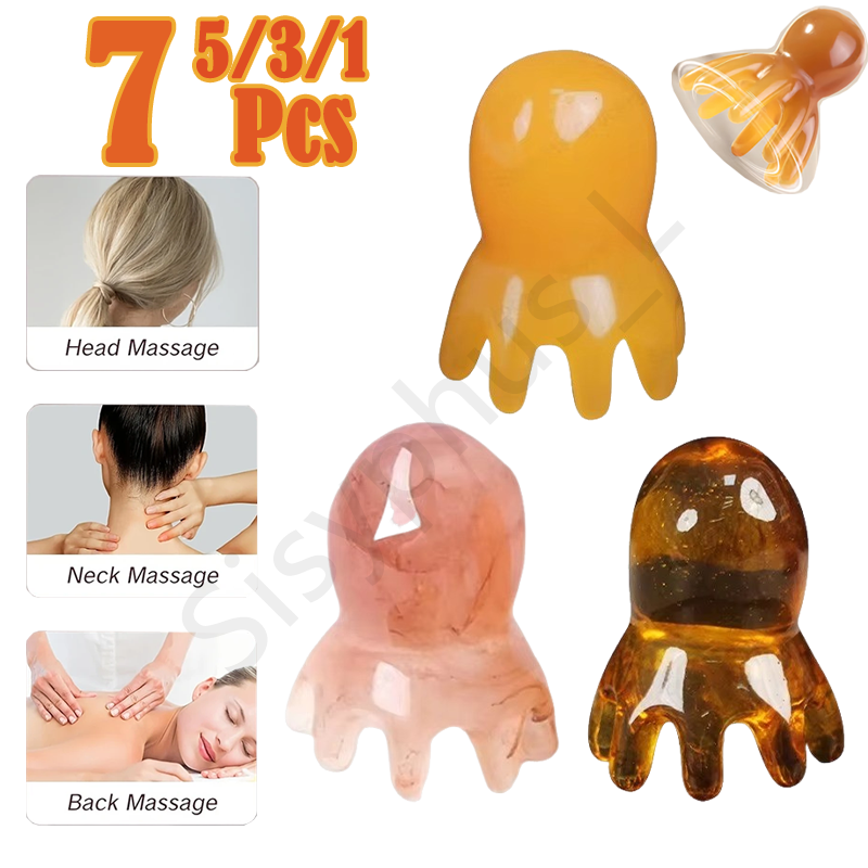 Power Tools Manual - Portable Resin Octopus Comb Solid Color