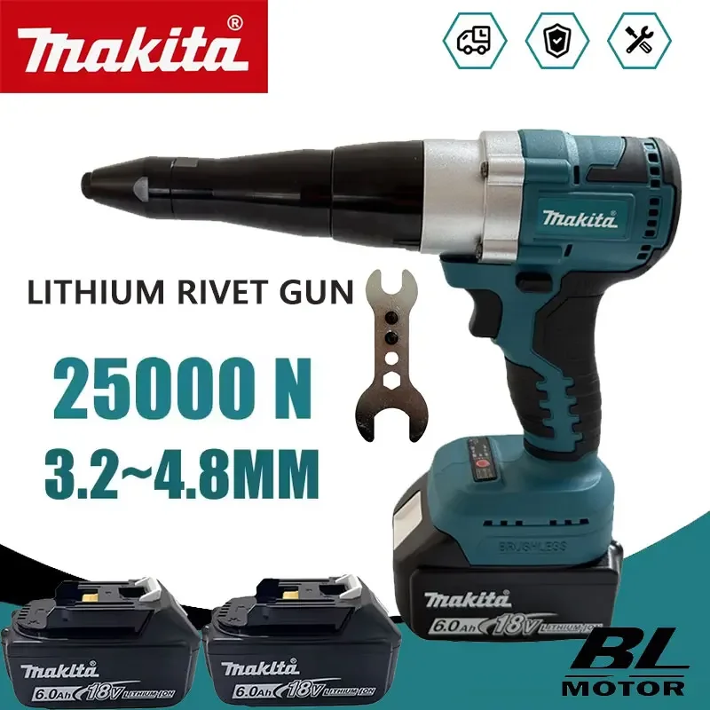 Power Tools On Sale - Makita 25000N Brushless Electric Rivet Gun