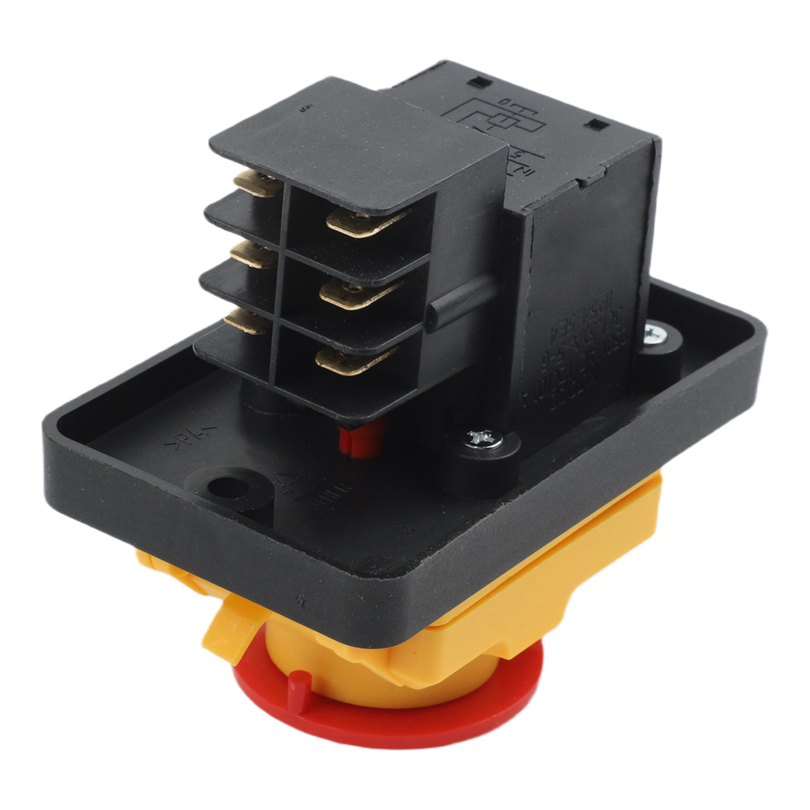 Power Tools Yellow And Black - 220V Pushbutton Switch Industrial Pushbutton Switch