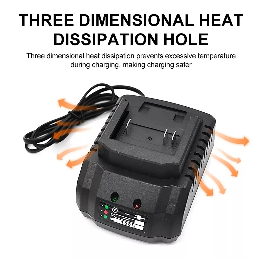 Li-ion Battery Charger 18V 21V - Vacuum Cleaner Power Tools ulasan dan harga