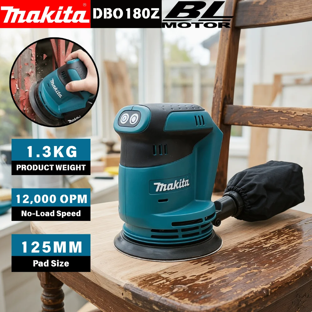 Makita DBO180Z 18V Brushless C - Random Orbital Sander ulasan dan harga