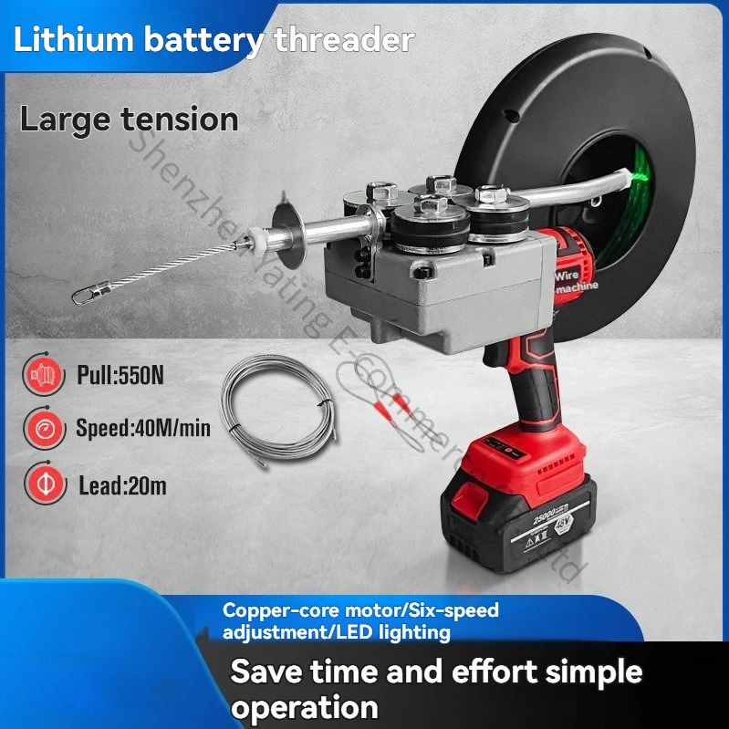1pc Wire Threading Machine Ele - Power Tools Drawing ulasan dan harga