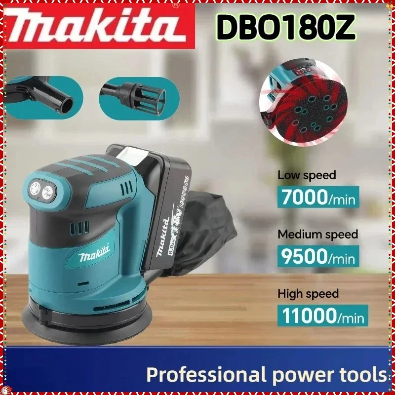 Makita DBO180 Rechargeable Dis - Random Orbital Sander ulasan dan harga