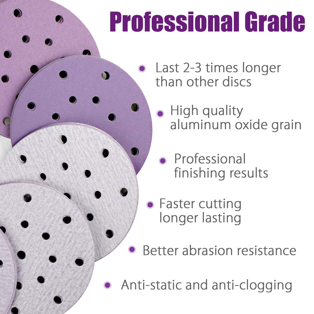 6 Inch 17 Hole Sanding Discs 6 - Random Orbital Sander ulasan dan harga