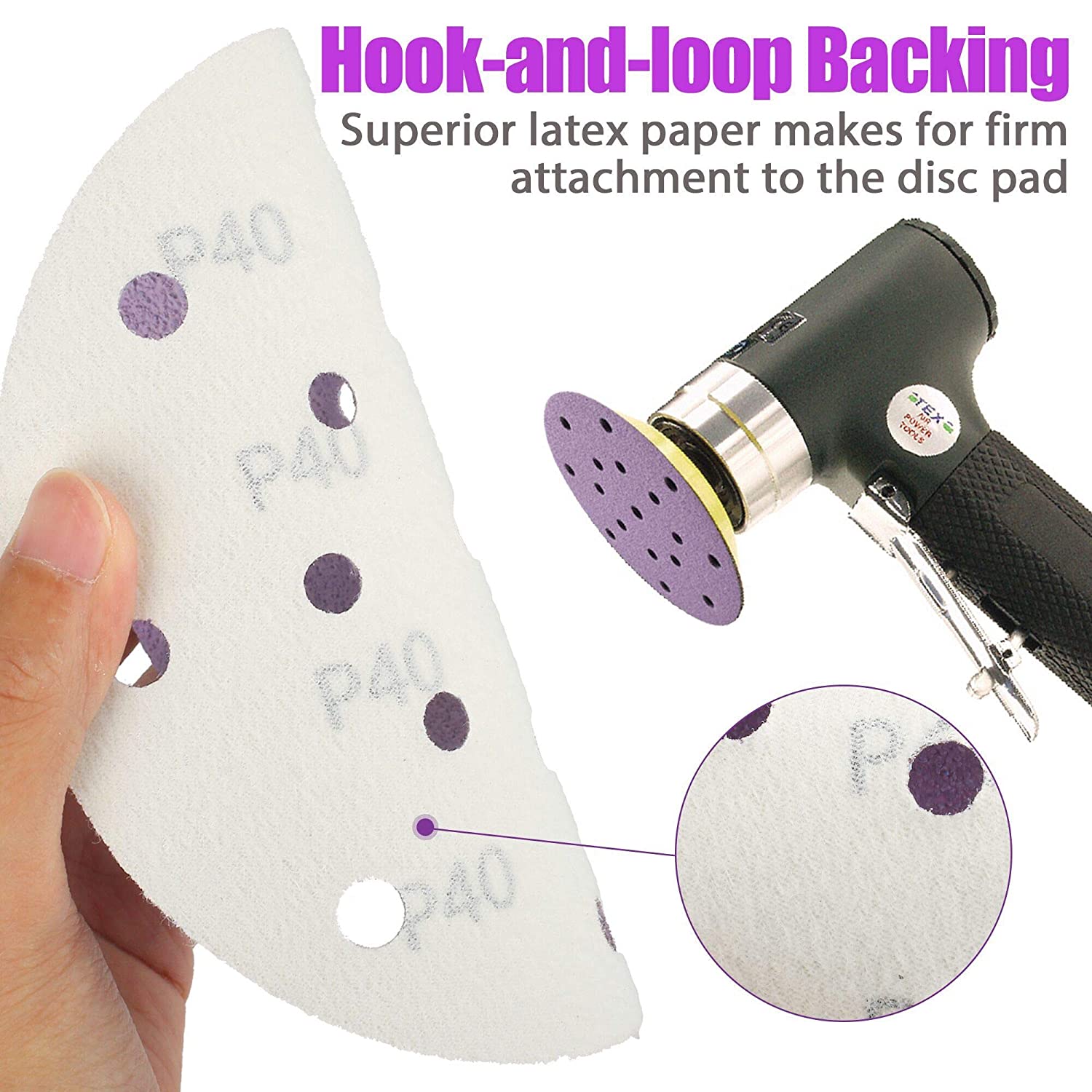 6 Inch 17 Hole Sanding Discs 6 - Random Orbital Sander ulasan dan harga