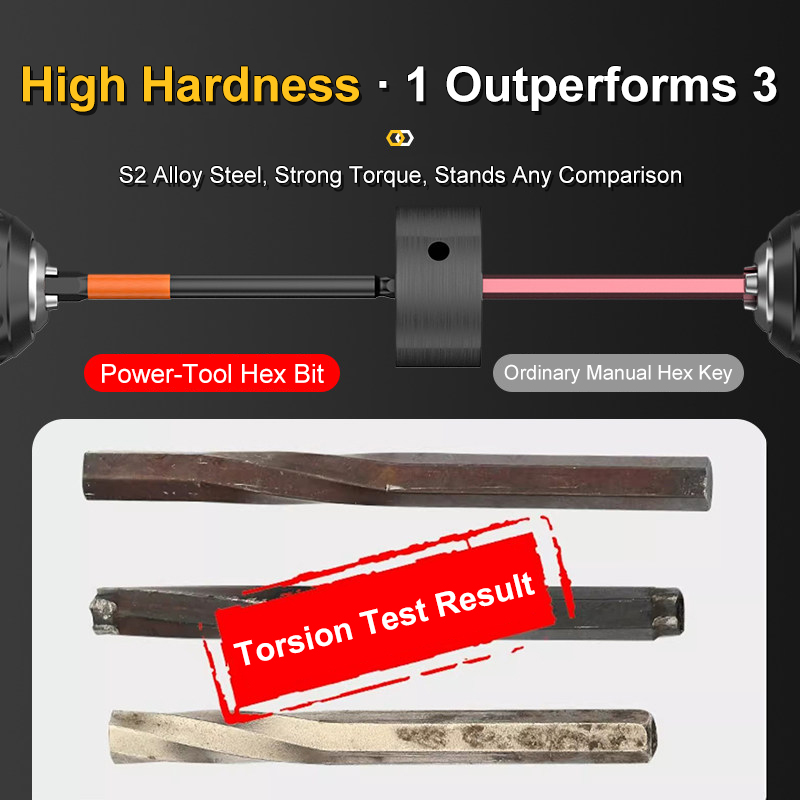 Hex Key Bit Black Magnetic All - Power Key Tools ulasan dan harga