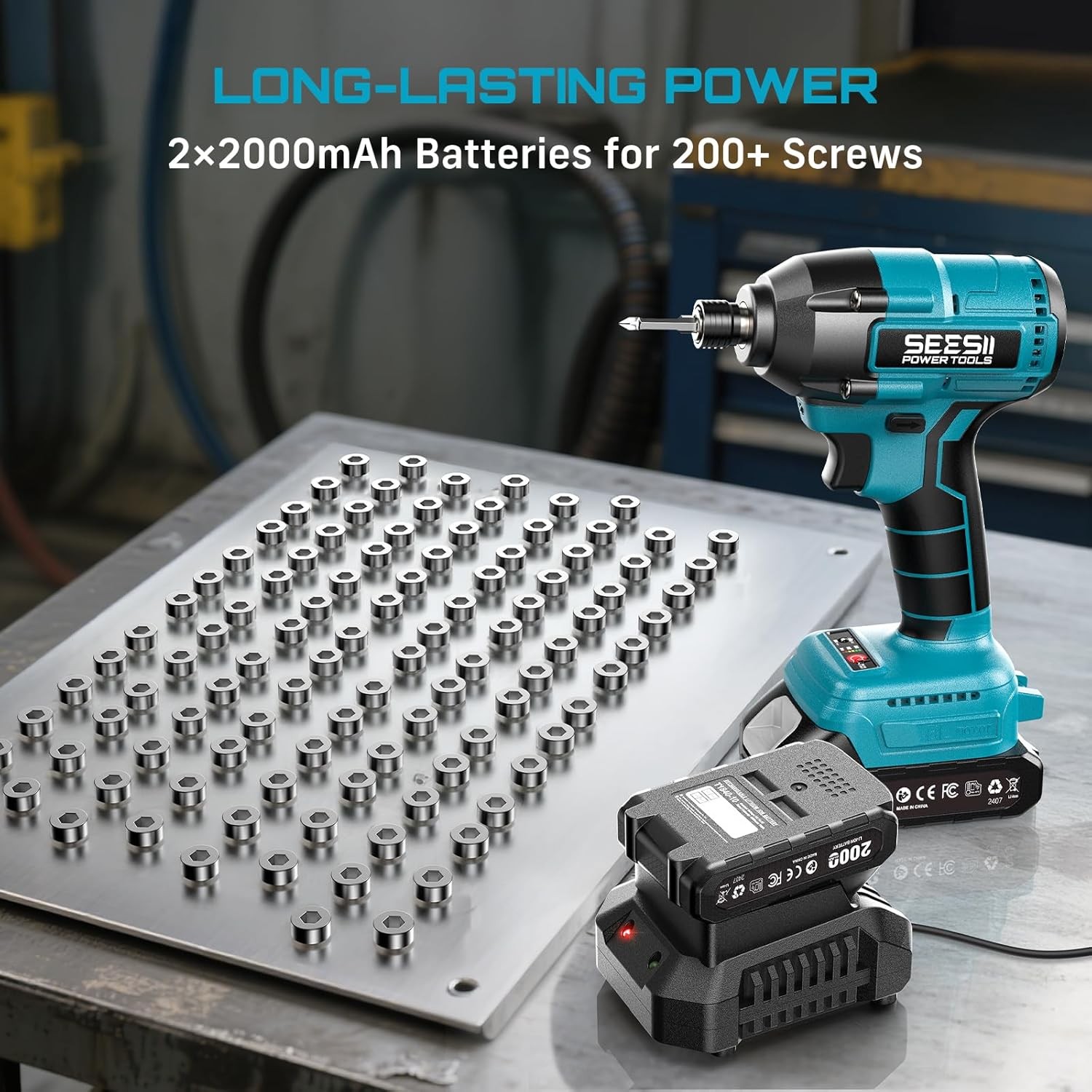 Seesii Electric Screwdriver 18 - Power Tools Aeg ulasan dan harga