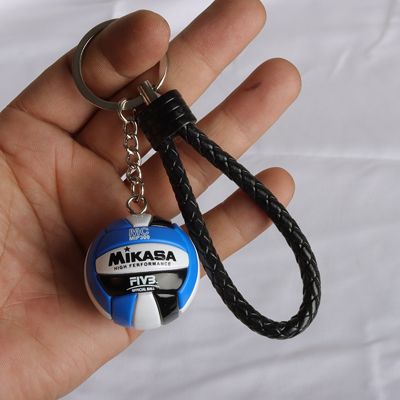 1pcs PVC  Volleyball Keychain  - Power Key Tools ulasan dan harga
