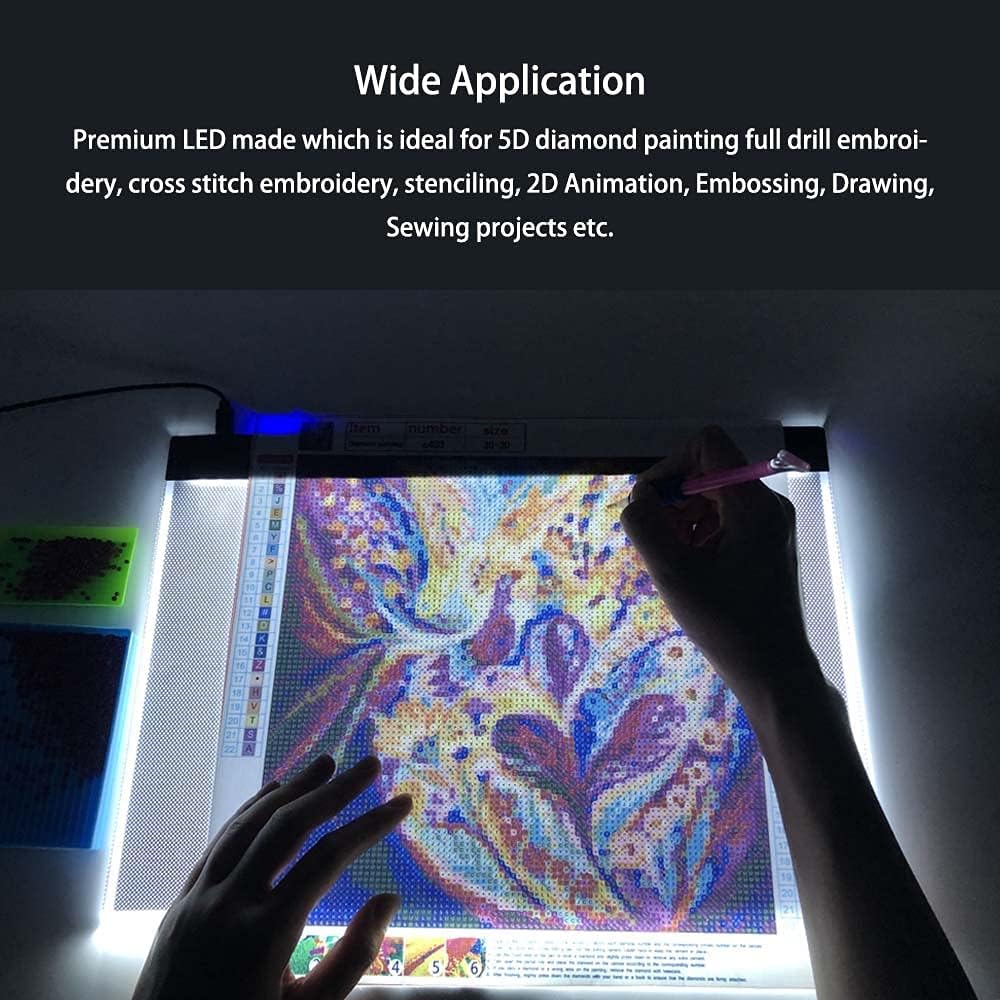 A5 LED Light Board Copyboard f - Power Tools Drawing ulasan dan harga