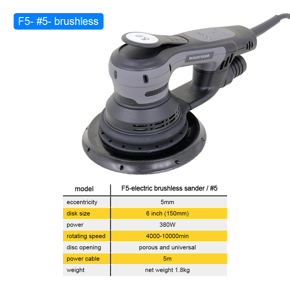 HONGMAI Wholesale 6 Inches 380 - Random Orbital Sander ulasan dan harga