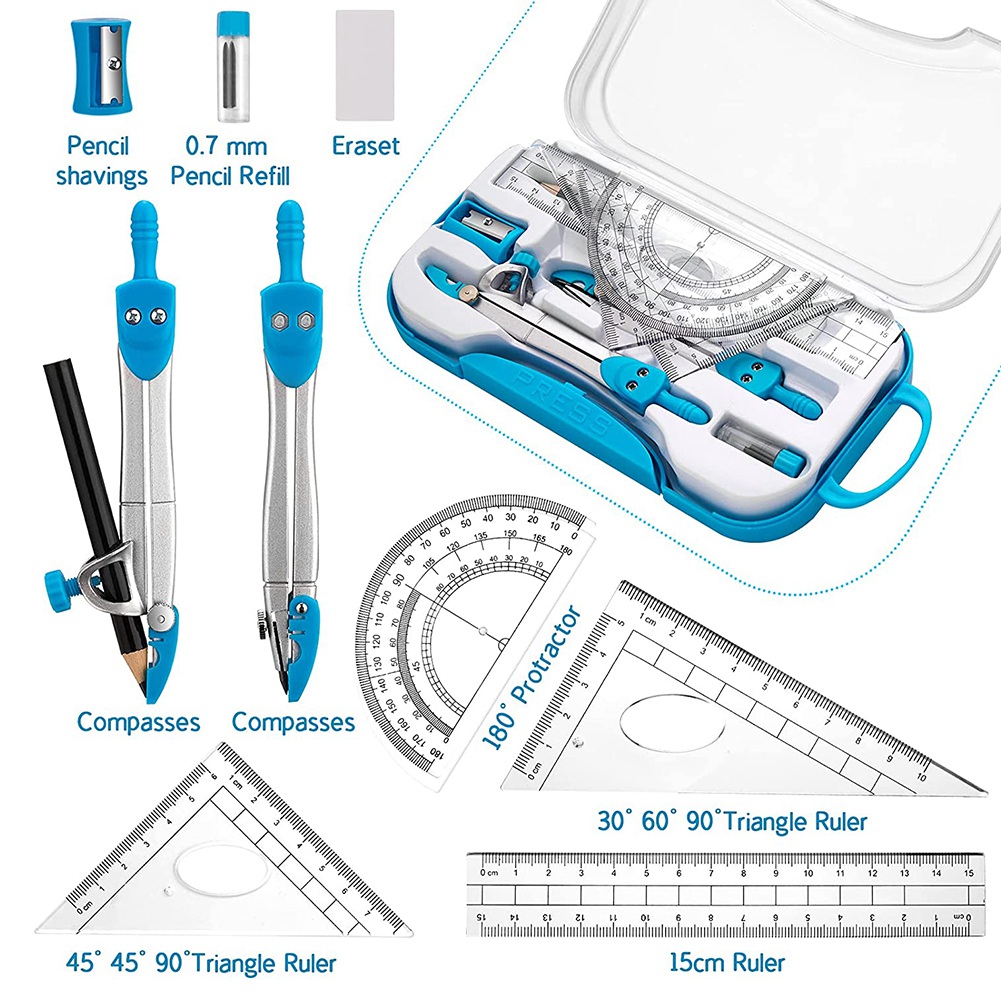 New Shown-Geometry Set 10 Pcs  - Power Tools Drawing ulasan dan harga